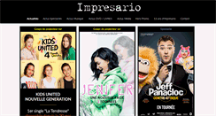 Desktop Screenshot of impresario-presse.com